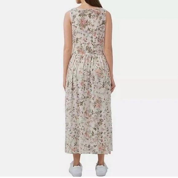 Frye Floral Gauze Button-Down Midi Sundress - Picture 2 of 7